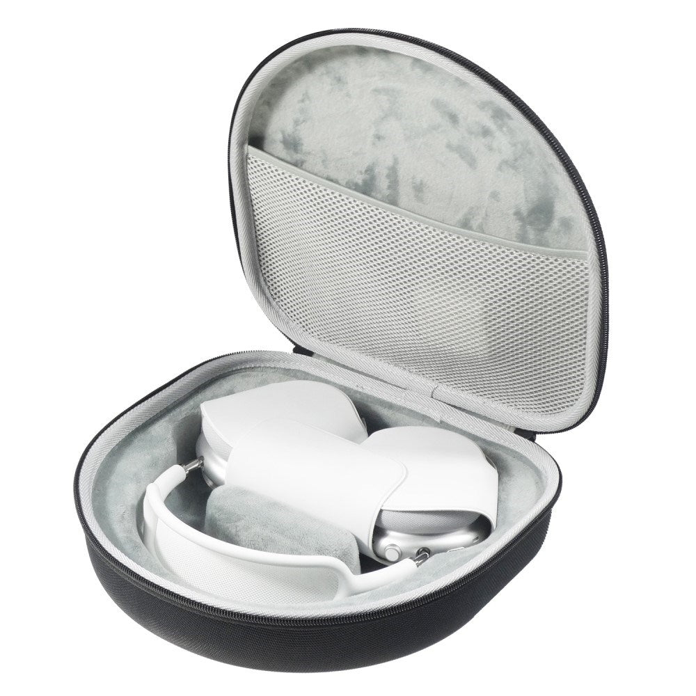 AirPods Max Stof Rejseetui m. Foring - Sort