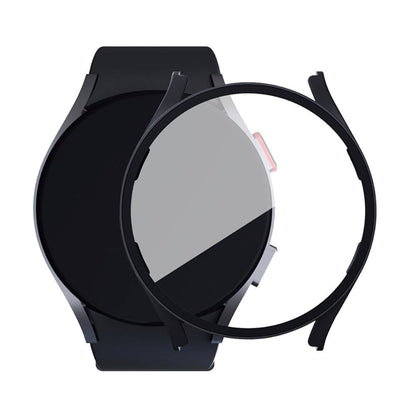 Samsung Galaxy Watch 7 / 6 / 5 / 4 / FE (40mm) Hård Plast Cover m. Indbygget Skærmbeskyttelse - Sort